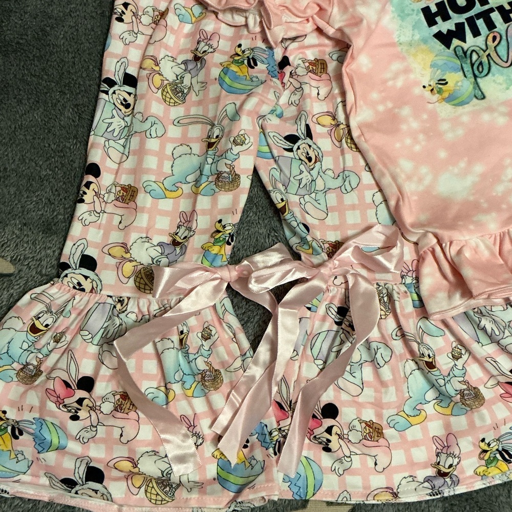 Easter Pink Ruffle  Set - Picture 3 of 3